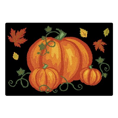 Pumpkin delivery rug hooking online pattern 21x35