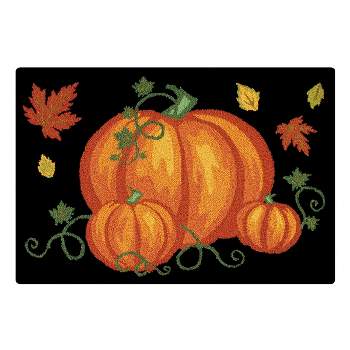 C&F Home Pumpkin Patch Halloween Harvest Hooked Rug Decor Decoration