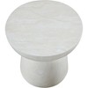 Meridian Furniture,Avellino Marble Finish Concrete End Table - 4 of 4