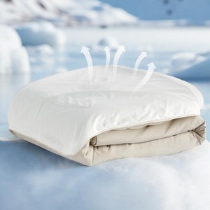 Cold Blankets for Sleeping - Lightweight Summer Blanket, Cooling Ice Breathable Double-Sided Bedding Essentials for Hot Sleepers - 1 of 4
