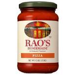 Rao's Homemade Classic Pizza Sauce Premium Quality All Natural Keto Friendly Slow-Simmered - 13oz