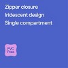 Hard Sided Zipper Pencil Case Iridescent - up&up™ - 4 of 4