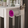 Vanity Desk Set With Mirror For Makeup, Makeup Table With 1 Drawer Storage Cosmetics, Vanity Dressing Table For Bedroom With Stool,White - 3 of 4