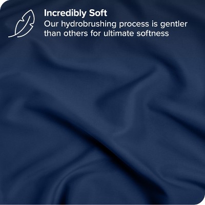 Twin Dark Blue Premium Microfiber Stretch Knit Sheet Set