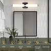 Minimalist LED Wall Sconce Metal  Frosted Acrylic Fixture - 2 of 4