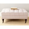 Clark Tufted Cocktail Ottoman  - Safavieh - 2 of 4