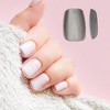 Unique Bargains Women's Full Coverage Fake Nails XS Deep Gray 1 Pc - 4 of 4
