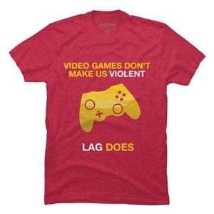 Men's Design By Humans Lag By Blasian89 T-Shirt - 1 of 4