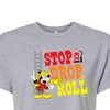 Women's - Disney - Firefighter Mickey Cropped Graphic T-Shirt - 2 of 4