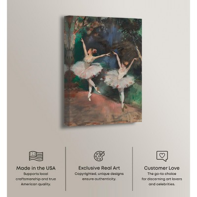 Van Gogh Inspired Classical Ballerinas Canvas Wall Art, 16" x 24"