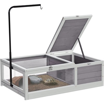 Aivituvin Wooden Tortoise Habitat | Reptile Cage-AIR55