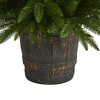 Nearly Natural 5-ft Sierra Fir Artificial Christmas Tree with 200 Multicolored Lights and 428 Bendable Branches in Decorative Container - 4 of 4