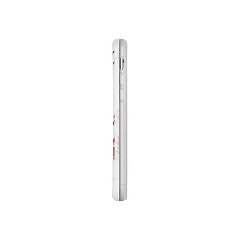 LuMee Duo Case for Apple iPhone X/Xs - Rose Metallic White Marble, 3 of 6