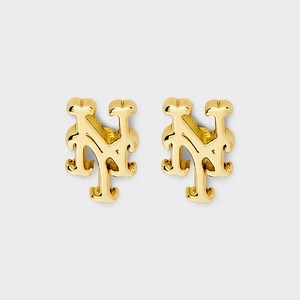 Bijoux Sport by Luv Aj MLB Gold Logo Stud Earrings - 1 of 3