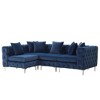 Modular Sectional Sofa L Shaped Convertible for Living Room,  Comfortable Velvet Couch -Morden Fort - 4 of 4