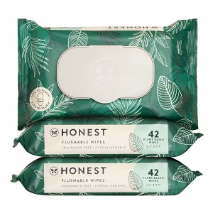 The Honest Company Adult Flushable Personal Wipes - 126ct - 1 of 4