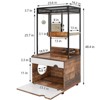 Kumasinova 48"H Cat Tower with Litter Box Enclosure,All-in-One Kitten Tree with Pet Scratching Post & Top Perch,Versatile Pet Supplies,Brown - 3 of 4