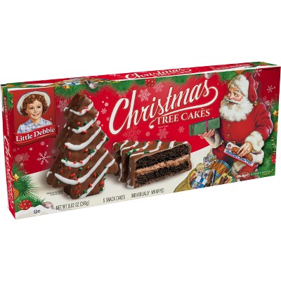 Little Debbie Christmas Tree Cakes Chocolate - 8.62oz