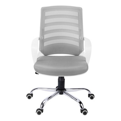 NicBex Adjustable Height Ergonomic Mesh Office Chairs with Armrest and Universal Wheels for Work Study