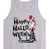 Men's - Dr. Seuss - Happy Halloween Skeleton Cat Graphic Tank Top - 2 of 3
