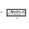 HomeRoots The Laundry Room Black and Brown Framed Print Laundry Wall Art - 3 of 4