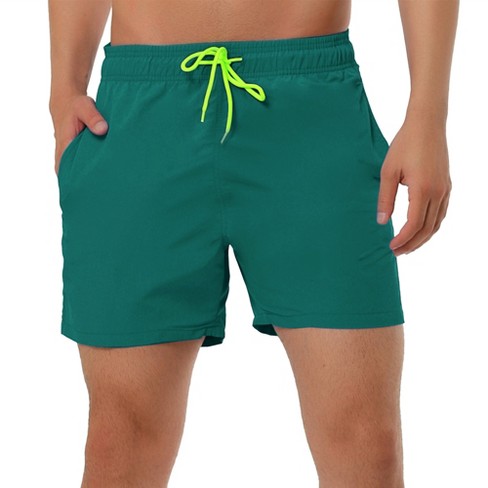 Mens solid color swim sales trunks