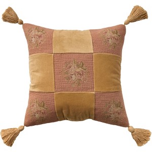 Mina Victory Vintage Floral Traditional Indoor Throw Pillow - 1 of 4
