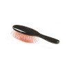 Bass Brushes Elite Series Style & Detangle Hair Brush with Ultra-Premium Alloy Pin High Polish Acrylic Handle Small Oval Black - 4 of 4