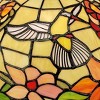 Amora Lighting Tiffany Style Hummingbird 1-light Pendant Lamp 12" Wide - 2 of 3