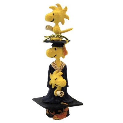 Jim Shore 4.0" Stacking Graduation Woodstock Scholar Peanuts  -  Decorative Figurines