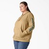 Dickies Women's Plus Water Repellent Sleeve Logo Hoodie - 3 of 3