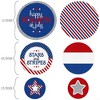 Big Dot of Happiness 4th of July - Independence Day Party Giant Circle Confetti - Party Decorations - Large Confetti 27 Count - 2 of 4