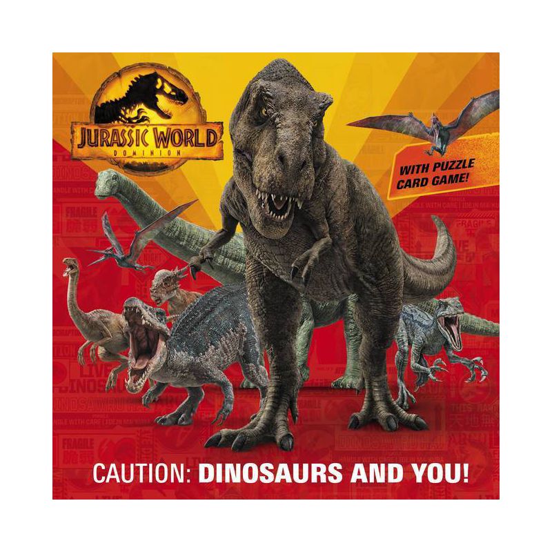 Caution: Dinosaurs and You! (Jurassic World Dominion) - (Pictureback(r)) by  Rachel Chlebowski (Paperback), 1 of 2