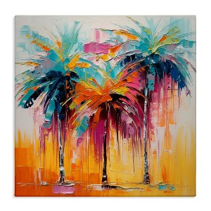 Stupell Industries Vivid Modern Palms, 30" x 30" - 1 of 4
