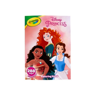 Crayola 288pg Disney Princess Coloring Book with Sticker Sheets