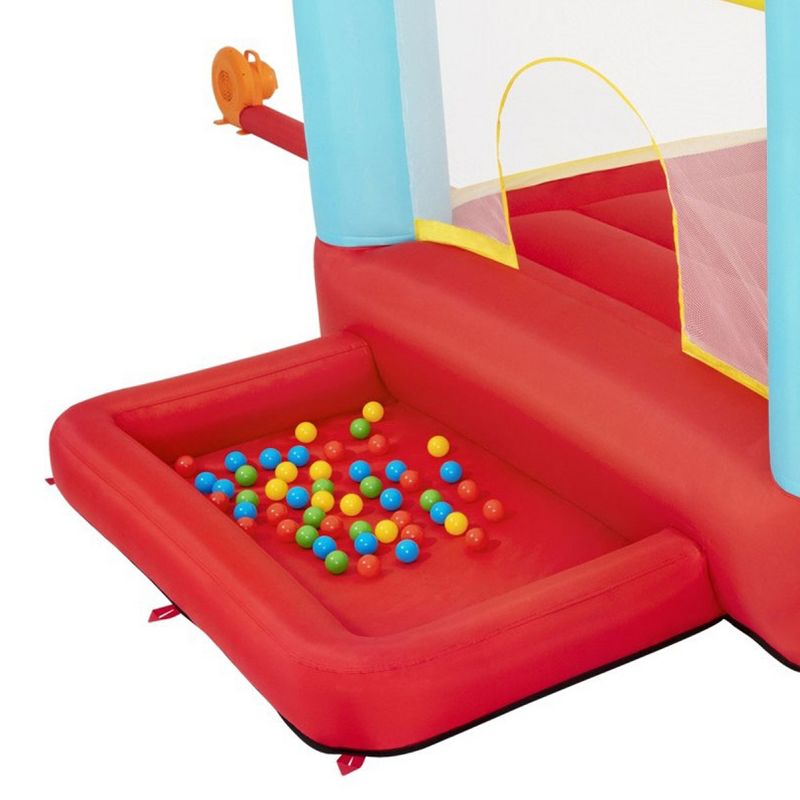 Fisher-Price Bouncemania Inflatable Mega Bouncer with 50 Piece Play Balls, 11 Bounce Stakes, Storage Bag, Blower, and Repair Kit, Multicolor, 3 of 8