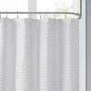 LunaLulinlk Super Waffle Textured Solid Shower Curtain - 3 of 4