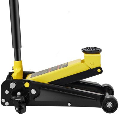 VisioGear Low Profile Floor Jack, 3 Ton Single Piston Hydraulic Pump, Natural, 29.71"*16.72"*6.87"