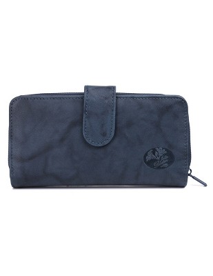 Julia Buxton Heiress RFID Blocking Leather Checkbook Wallet