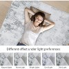 Washable Area Rug, Soft Faux Wool, Non-Slip, Low Pile, Abstract Design for Living Room, Bedroom, Dining Room. - 4 of 4