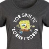 Women's - SpongeBob SquarePants - You Spin Me Round And Round Graphic T-shirt Dress - 2 of 4