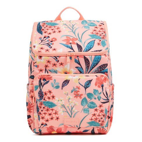 Vera Bradley Women's Ripstop Cooler Backpack Paradise Bright Coral