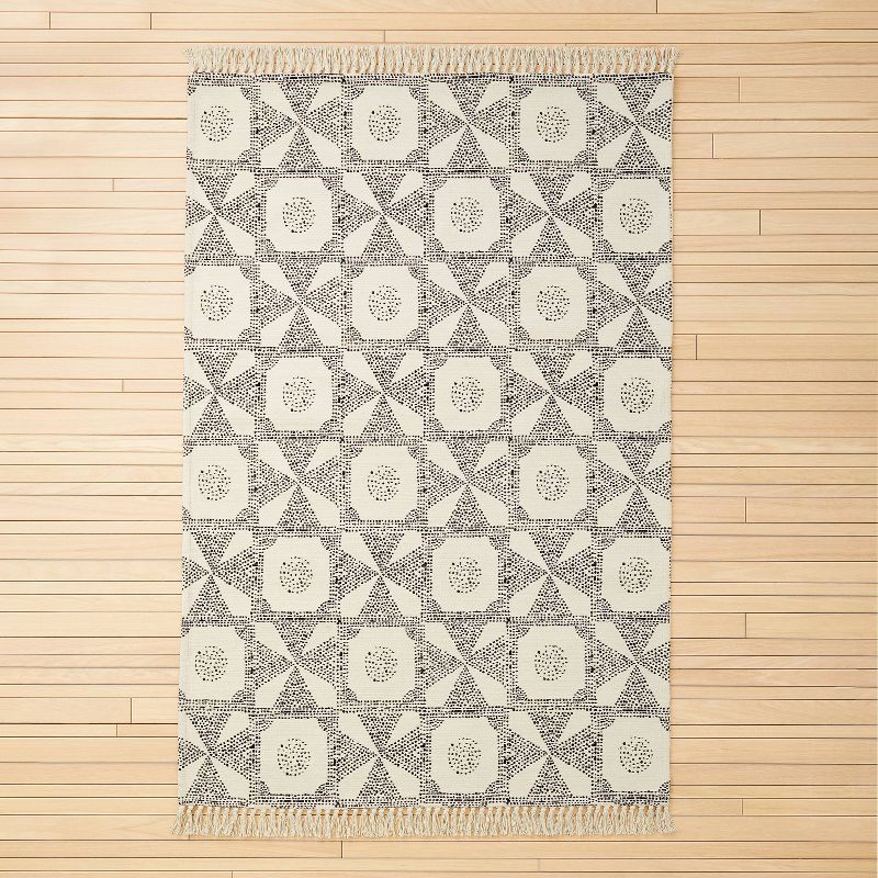 Tapestry Tile Rug Cream - Opalhouse™ designed with Jungalow™, 1 of 7