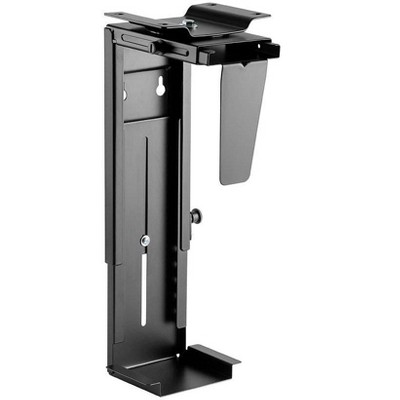 Monoprice Computer Case CPU Tower Holder, Adjustable Under Desk Mount With Rotating Mechanism, Designed For Use With Sit-Stand Desks