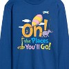 Men's - Dr. Seuss - Oh! The Places You'll Go Long Sleeve Graphic T-Shirt - 2 of 4