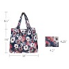 Wrapables Foldable Tote Nylon Reusable Grocery Bag (Set of 2) - 3 of 4