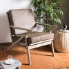 Varys Accent Chair - ACH9501 - Light Brown/White - Safavieh - 2 of 4
