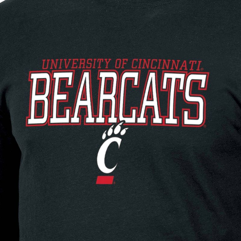 NCAA Cincinnati Bearcats Men&#39;s Long Sleeve T-Shirt, 3 of 4