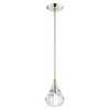 Livex Lighting Brussels 1 - Light Pendant in  Polished Nickel - 4 of 4