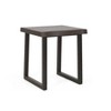 Jennings Live Edge End Table Cherry/Black - Steve Silver Co.: Solid Pine, Rustic Modern, Square Shape - image 3 of 4